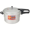 26CM 9L Aluminum Pressure Cooker With Steamer - Silver