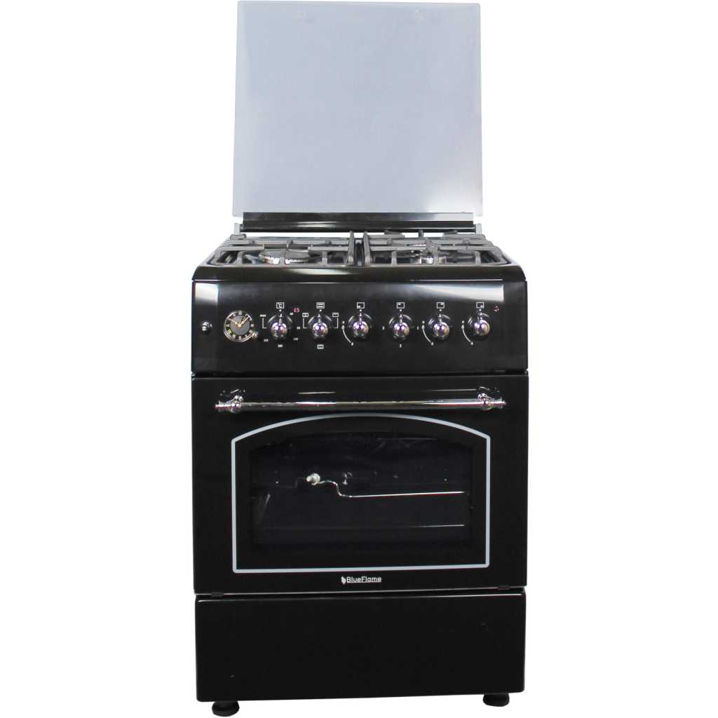 Blueflame Rustic Cooker 3-Gas + 1-Electric Plate T6031ERF – B 60 X 60 cm