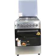 Blueflame 60x60cm Diamond Cooker; 2 Gas and 2 Hotplate D6022ERF; Electric Oven & Grill, Digital Timer, Oven Lamp, Rotisserie, Auto Ignition