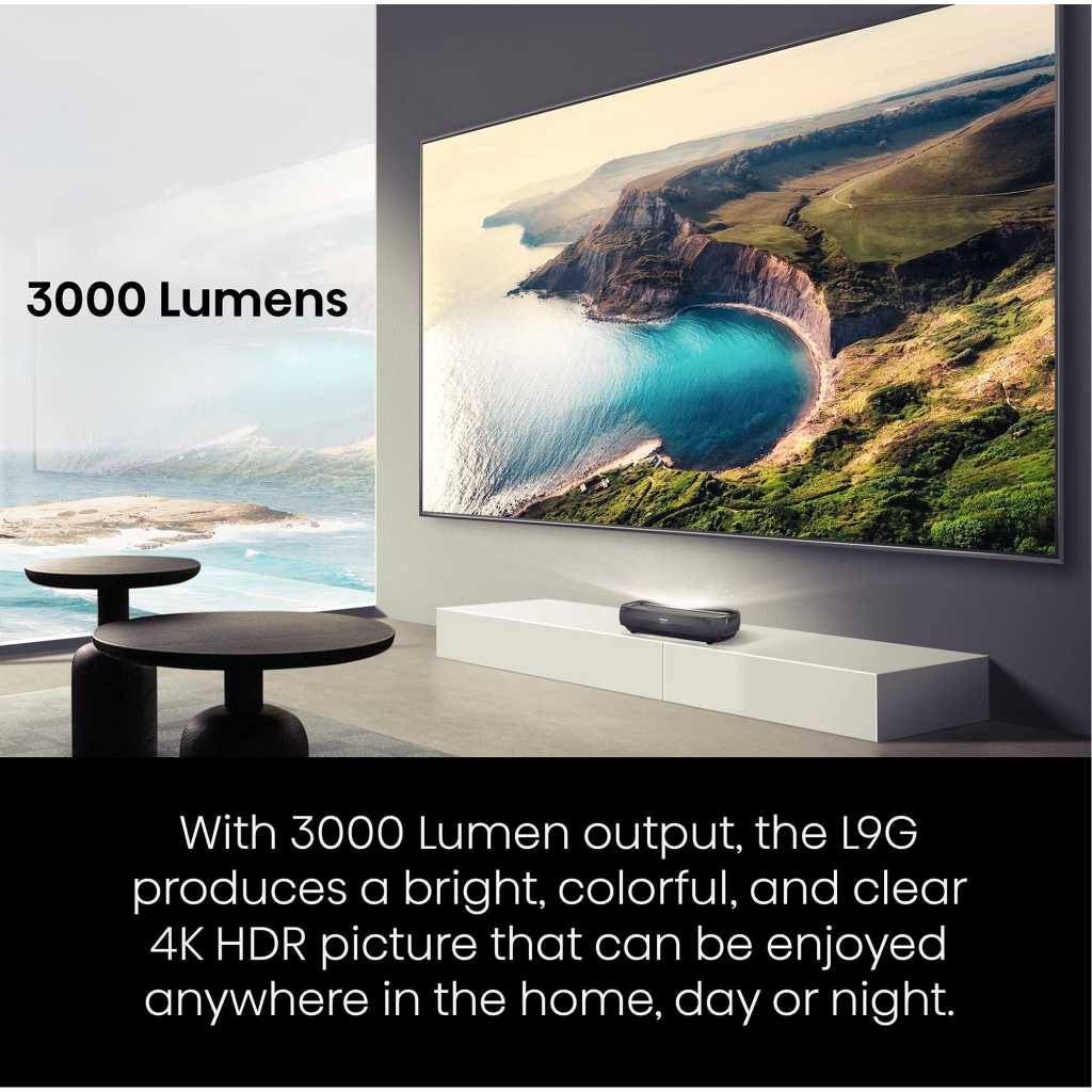 Hisense 100 – Inch Laser TV HE100L5 – 4K Smart TV, X-Fusion™ Laser Light Source, Tuner Built- in, Dolby ATMOS Audio, Powered by VIDAA OS – Black Hisense TVs TilyExpress 28