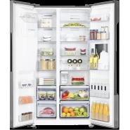 Hisense 700-Litre French Door Side by Side Fridge; With Ice Dispenser, Frost Free Refrigerator – Silver Hisense Fridges TilyExpress