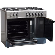 BlueFlame Cooker NL6040G 60x50cm 4 Gas Burners With Gas Oven, Inox – Stainless Steel Blueflame Cookers TilyExpress 3