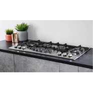 Ariston Built-in Gas Hob, PH 961TS/IX/A – 90cm, 6 Gas Burners, Auto Ignition – Stainless Steel Gas Cooker Cooktop Ariston Cookers, Hobs, Ovens & Hoods TilyExpress