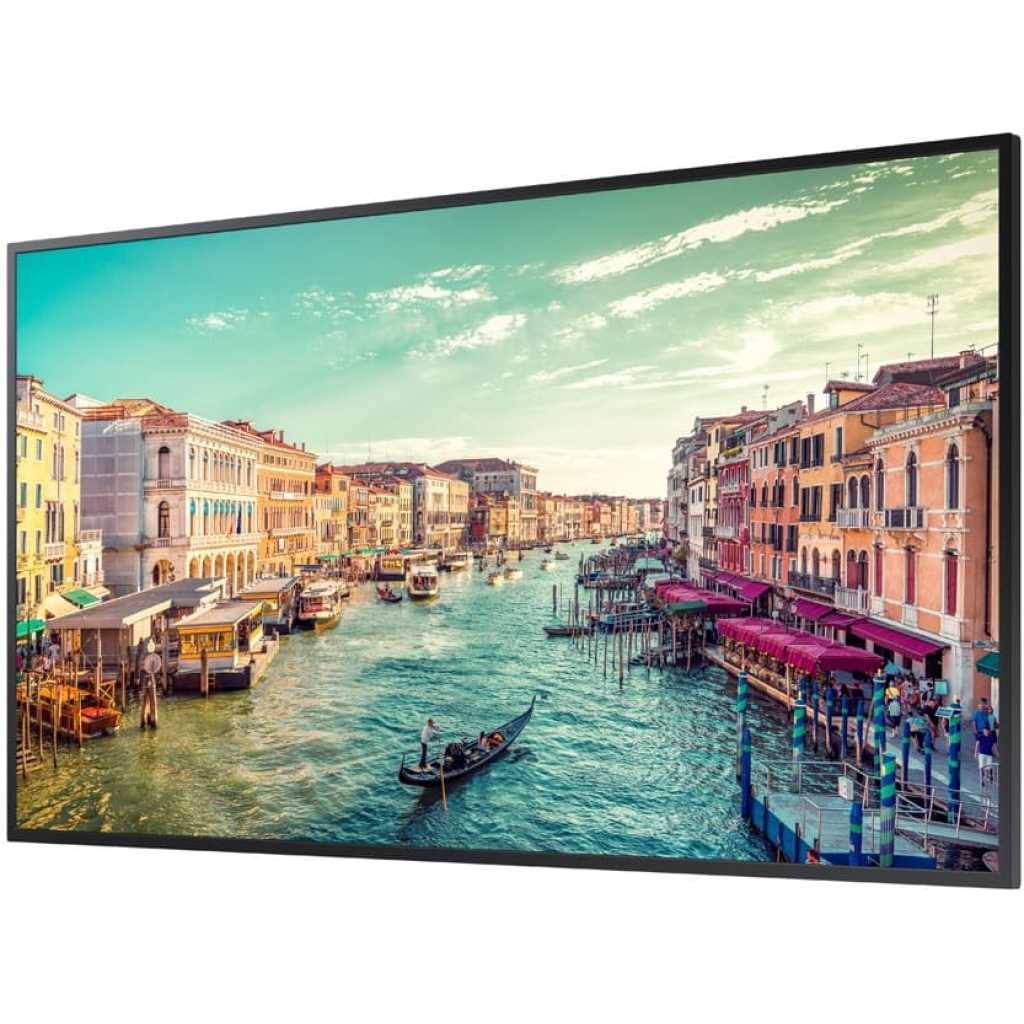 Samsung Business QM55R 55 inch 4K UHD 3840x2160 24/7 Commercial Signage LED Display for Business, HDMI, Wi-Fi