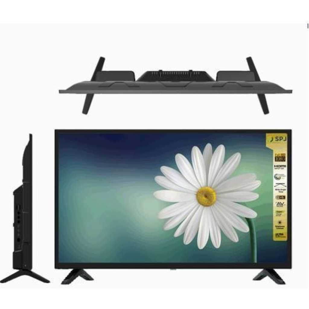 SPJ 40 Inch Full HD LED TV Free To Air Inbuilt Decoder - Black