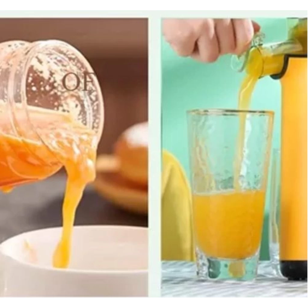 Electric Slow Juicer Fruit Blending Machine- Black. Citrus Juicers TilyExpress 5