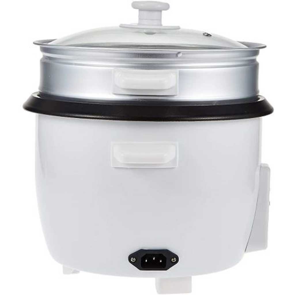 Sanford 2. 2 Litre Rice Cooker Steamer Pot- White.