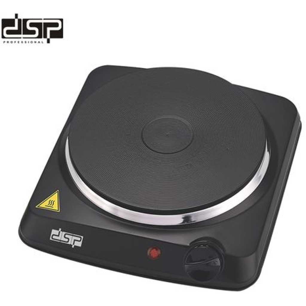 Dsp Single Burner Heater Hot Plate With Charging Cable Cooker - Black