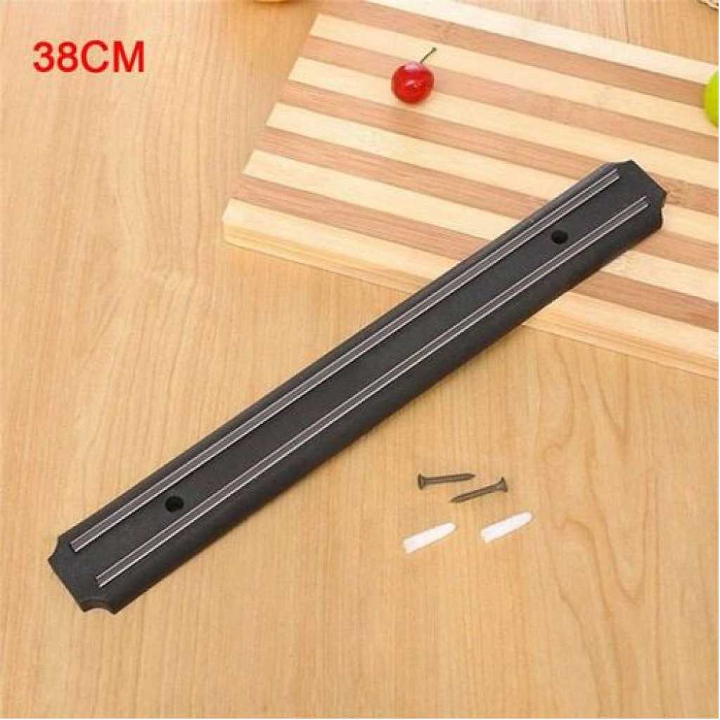 50Cm Wall Mount Professional Magnetic Knife Rack Holder Megnet - Black