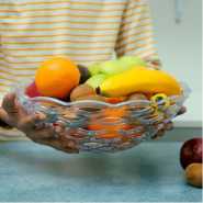 Fruit Vegetable Fruit Basket Storage Drainer Bowl Container Decor- White. Food Storage TilyExpress