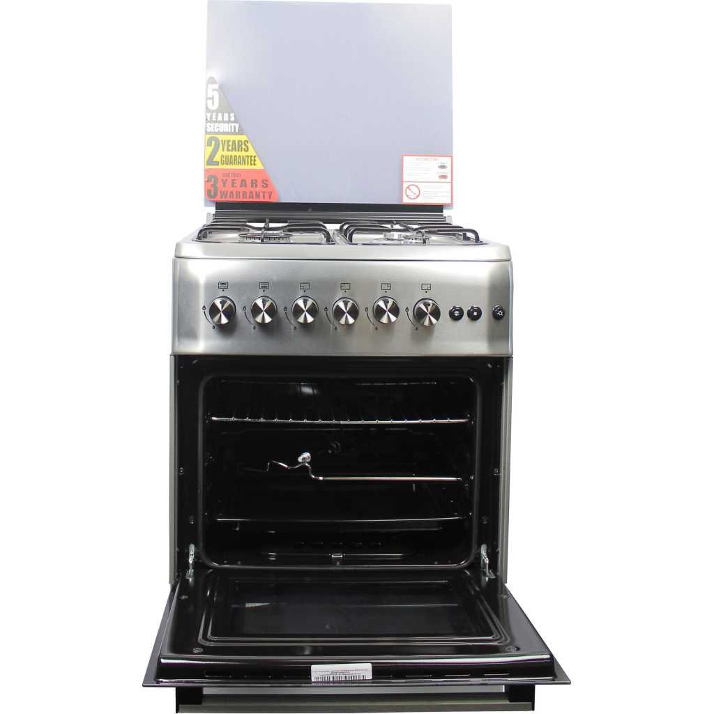 Blueflame Full Gas Cooker 60 by 60 cm S6040GRFP With Gas Oven – Inox Blueflame Cookers TilyExpress 7