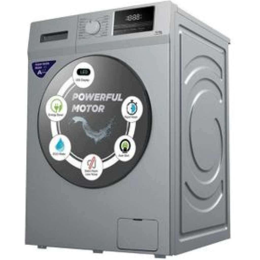 SPJ 7Kg Front Load Fully Automatic Washing Machine, 1200rpm - Grey