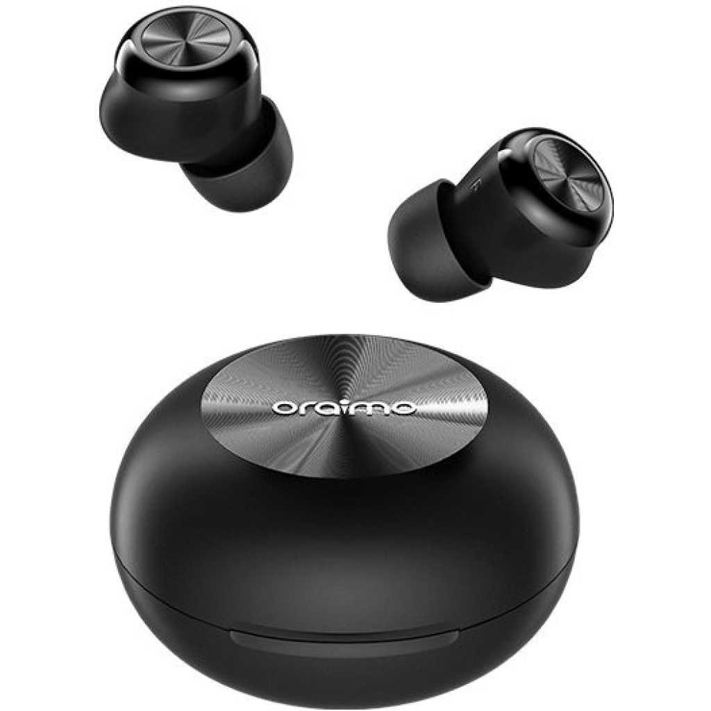 Oraimo AirBuds 3 Powerful Bass IPX7 Waterproof TWS True Wireless Earbuds, Headsets OEB-E11D - Black