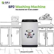 SPJ 7kg Top Loader Washing Machine - Silver