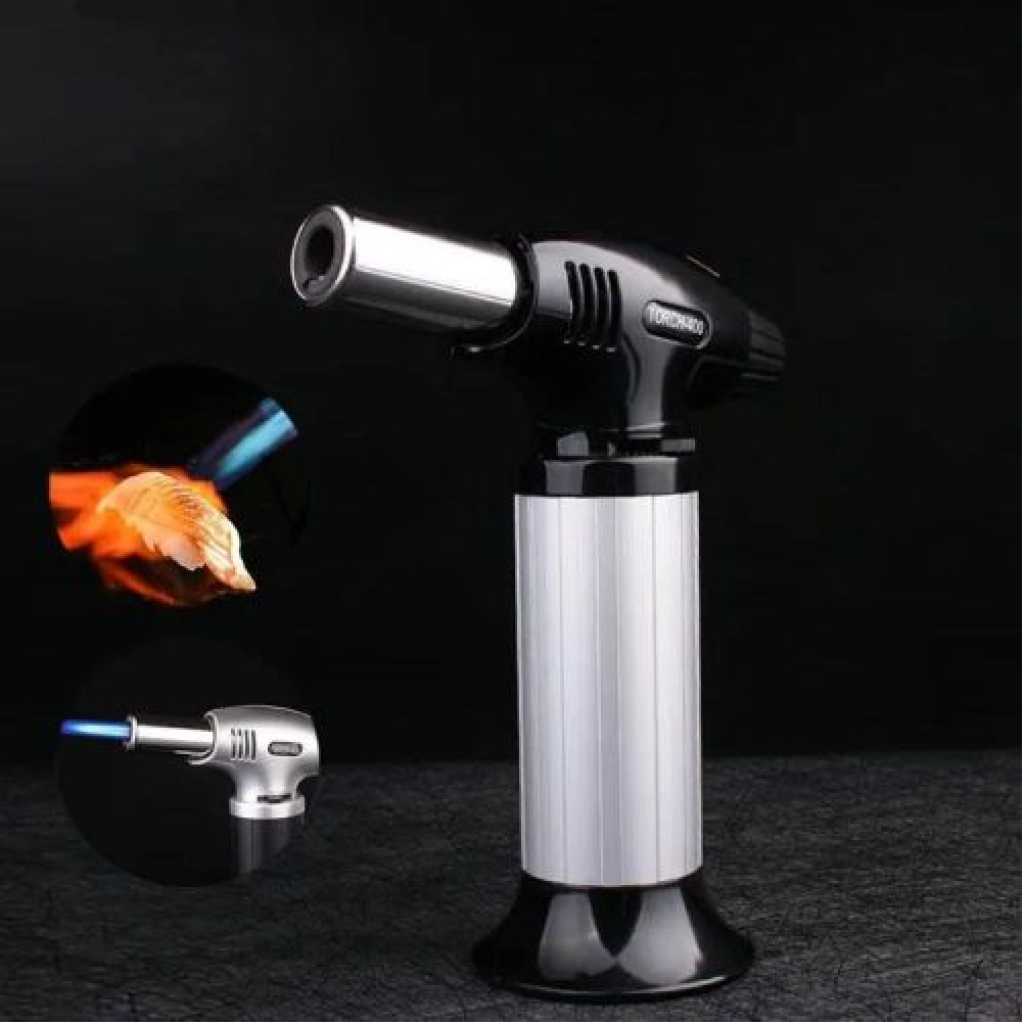 Multi Functional Torch Portable Culinary Torch Lighter / Butane Burner Flame Thrower- Multi-colour.