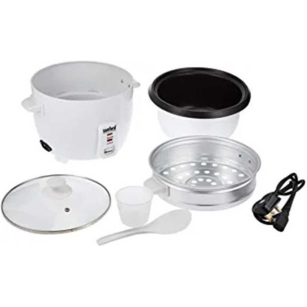 Sanford 2. 2 Litre Rice Cooker Steamer Pot- White. Rice Cookers TilyExpress 3