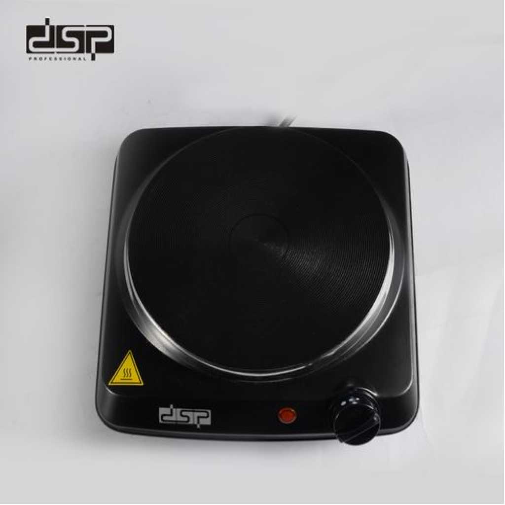 Dsp Single Burner Heater Hot Plate With Charging Cable Cooker - Black