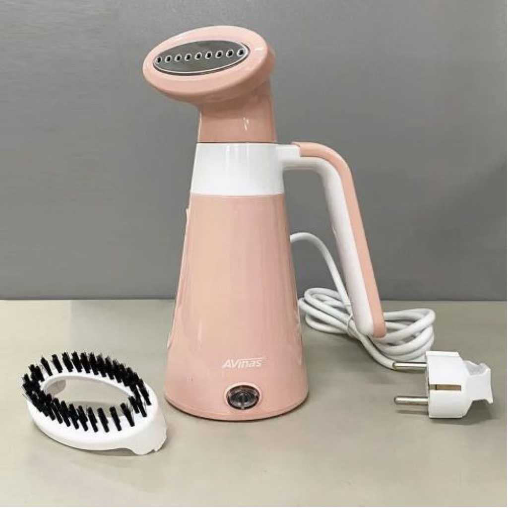 AVINAS Handheld Garment Steamer Portable Ironing Machine For Household Travel- Pink.