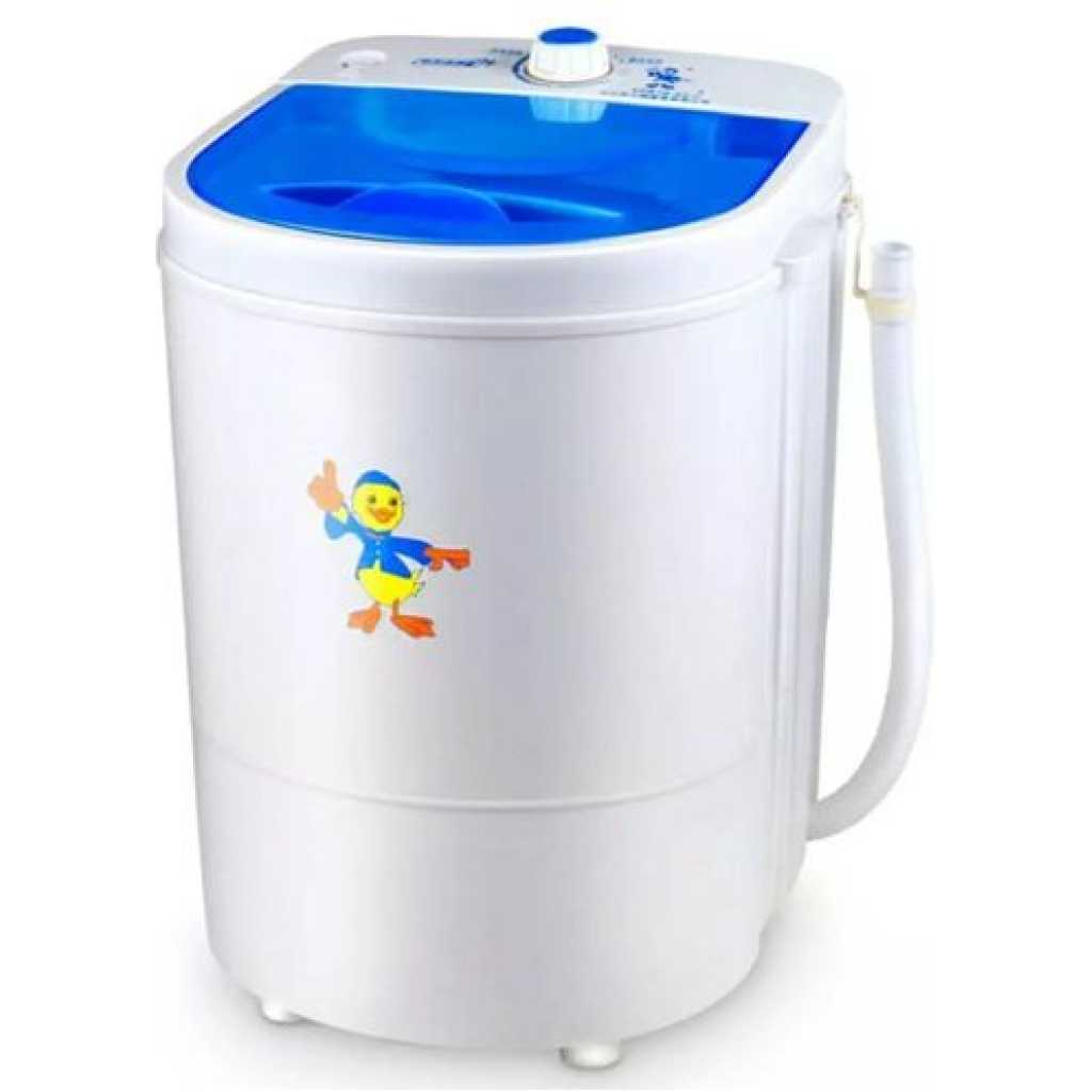 4.5Kg Portable Washing Mini Single Tube Laundry Machine,semi-Automatic Mini Washer - White