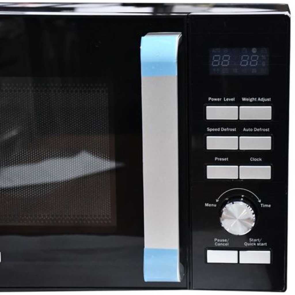 SPJ 25-Litre Digital Microwave Oven With Grill - Black