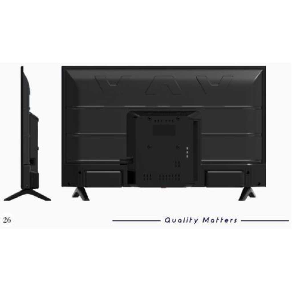 SPJ 40 Inch Full HD LED TV Free To Air Inbuilt Decoder – Black Digital TVs TilyExpress 2