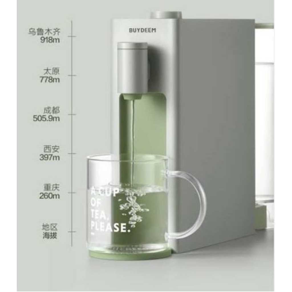 Smart Temperature Desktop Hot Water Dispenser Water Heater Tea Boiler- Green