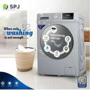 SPJ 8Kg Front Load Fully Automatic Washing Machine – Grey Washing Machines TilyExpress