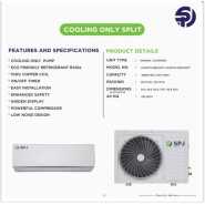 SPJ 24000 BTU Wall Split Air Conditioner R410a - White