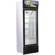 SPJ 430-Litres Single Display Cooler SCCBLS-430C015; Vertical Display Chiller, Single Door Showcase Display Refrigerator