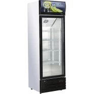 SPJ 430-Litres Single Display Cooler SCCBLS-430C015; Vertical Display Chiller, Single Door Showcase Display Refrigerator