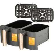 RAF 12L Air Fryer With 2 Independent Baskets – Inox Air Fryers TilyExpress