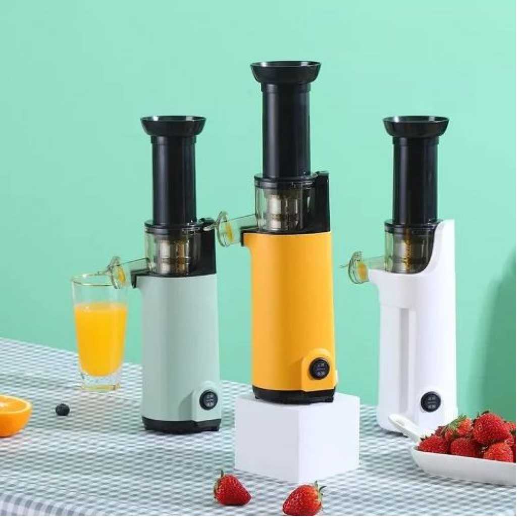 Electric Slow Juicer Fruit Blending Machine- Black.