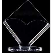 Saviet Napkin Holder Transparent Acrylic Box For Home Hotel Tissue Storage Rack- Clear.