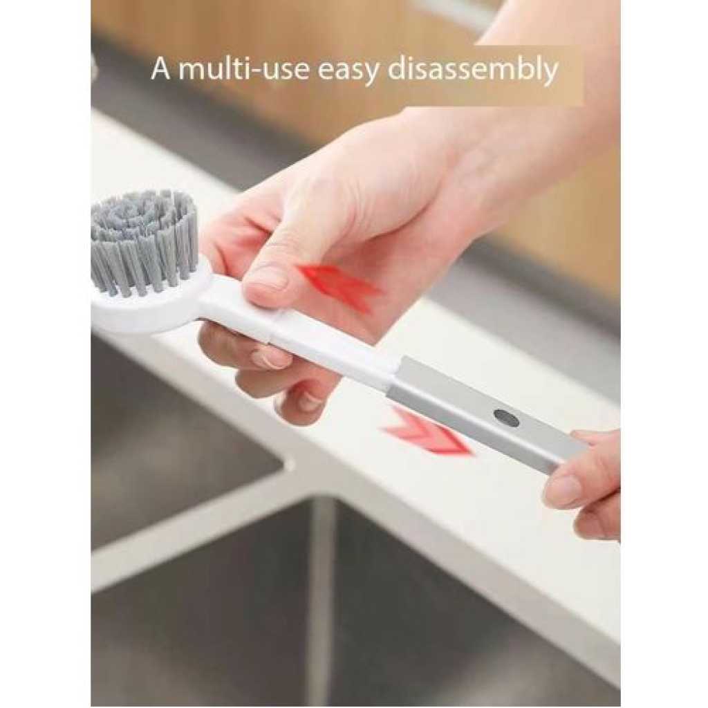Kitchen Cleaning Kit Folding 4 Type Brushes For Cleaning All Utensil Of Kitchen- Multi-colour Home & Kitchen TilyExpress 13