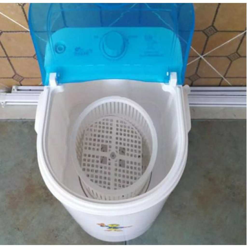 4.5Kg Portable Washing Mini Single Tube Laundry Machine,semi-Automatic Mini Washer - White