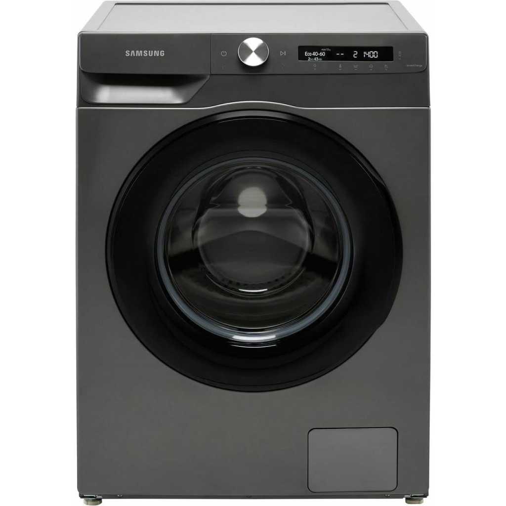 Samsung 12kg Washing Machine WW12T504DAN; Series 5 ecobubble™ with 1400 rpm - Graphite - A Rated