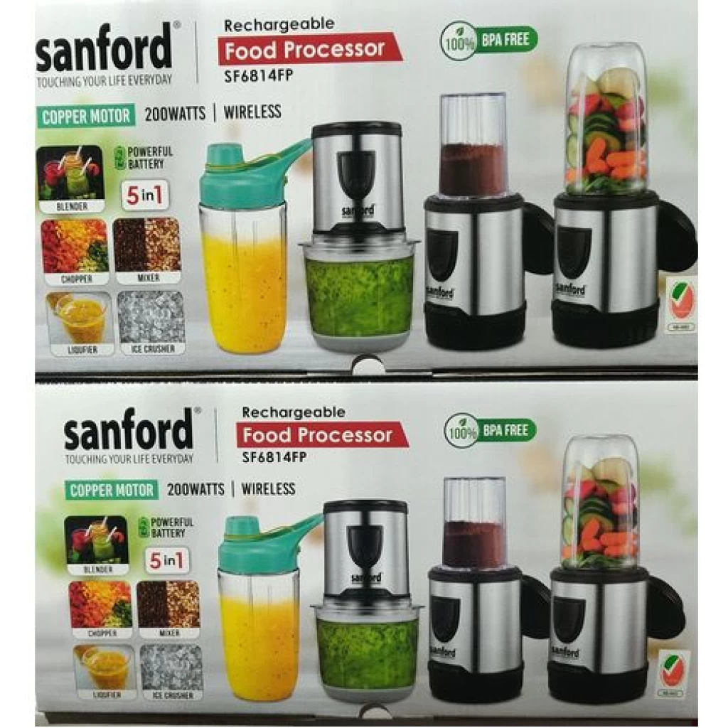 Sanford 5 In1Food Processor Chopper Mixer Coffee Grinder Blender Ice Crusher- Clear. Food Processors TilyExpress 12