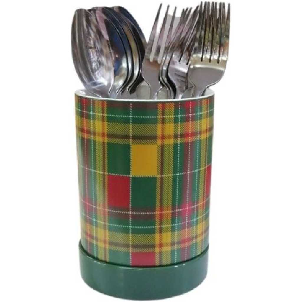 Utensil Holder Basket Drying Rack Draining Cutlery Cage Organizer Spoon Forks Box -Multi-colour