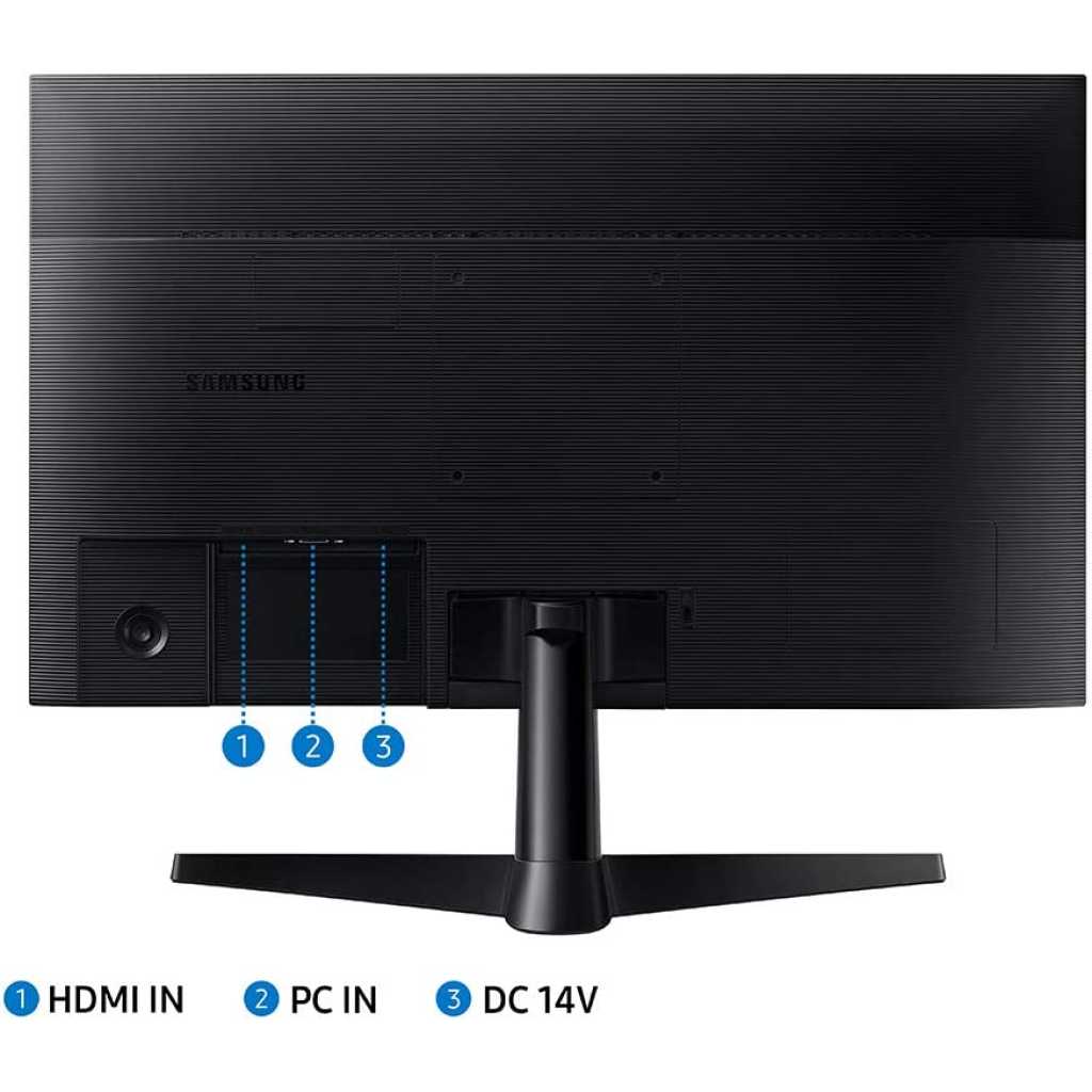 SAMSUNG T350 Series 22-Inch FHD 1080p Computer Monitor, 75Hz, IPS Panel, HDMI, VGA (D-Sub), 3-Sided Border-Less, FreeSync (LF22T350FHNXZA)