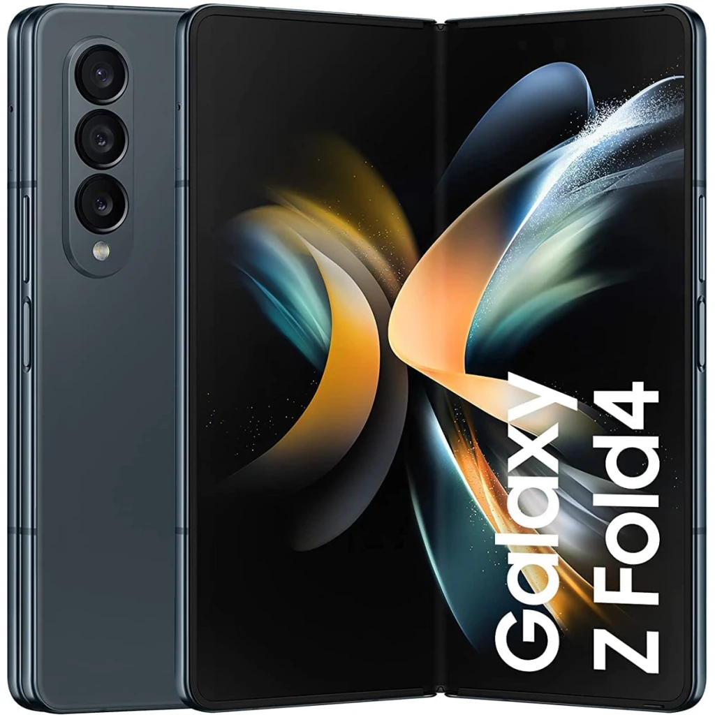 SAMSUNG Galaxy Z Fold4 Dual SIM Mobile Phone Android Folding Smartphone; 7.6" 12GB RAM 256GB ROM 50MP 4400mAh, Graygreen