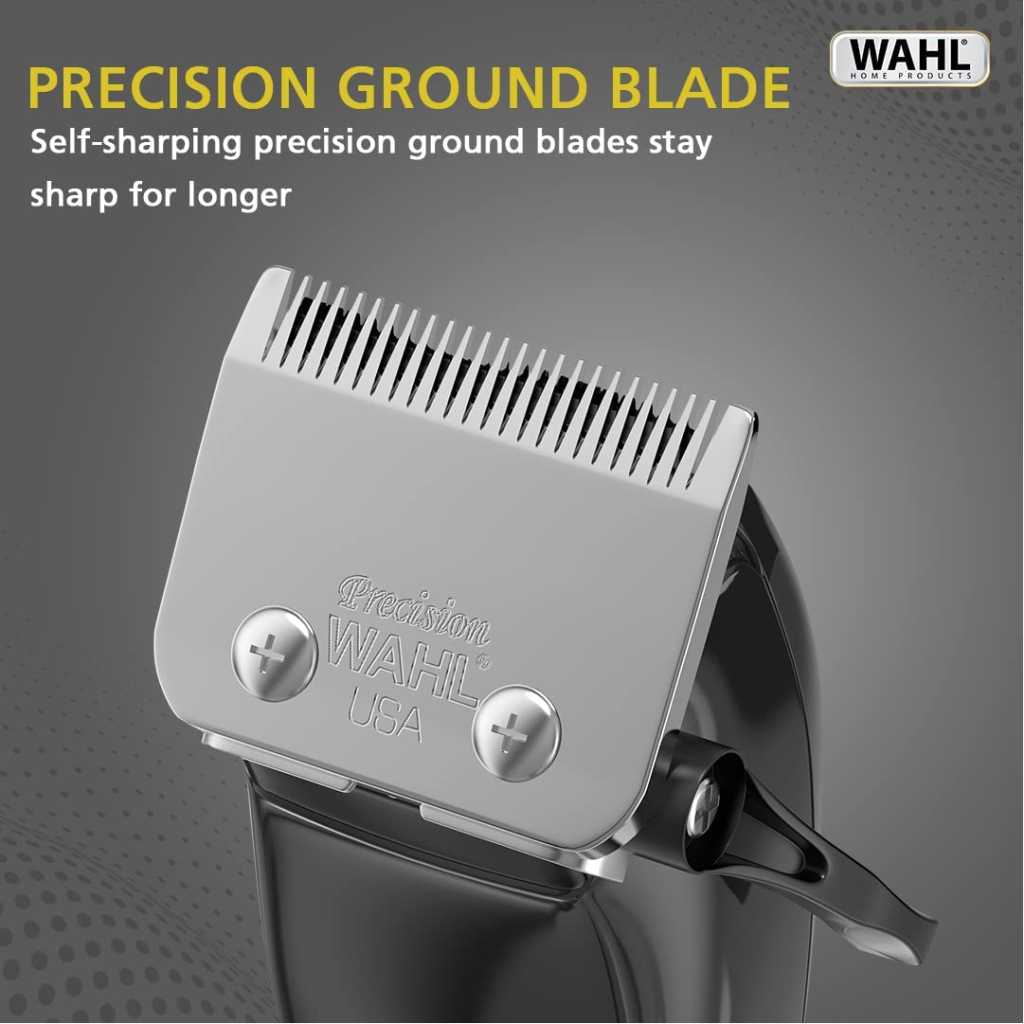 WAHL Home Pro 300 Series Hair Cutting Kit | Corded Hair Trimmer and Clipper for men | 8 Combs and cleaning tools | Durable motor, precision self-sharpening blades | Black