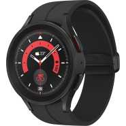 SAMSUNG Galaxy Watch 5 Pro 45mm Bluetooth Smartwatch w/ Body, 1.5GB RAM 16GB ROM 590mAh Health, Fitness and Sleep Tracker, Improved Battery, Sapphire Crystal Glass, GPS Route Tracking, Titanium Frame, Black