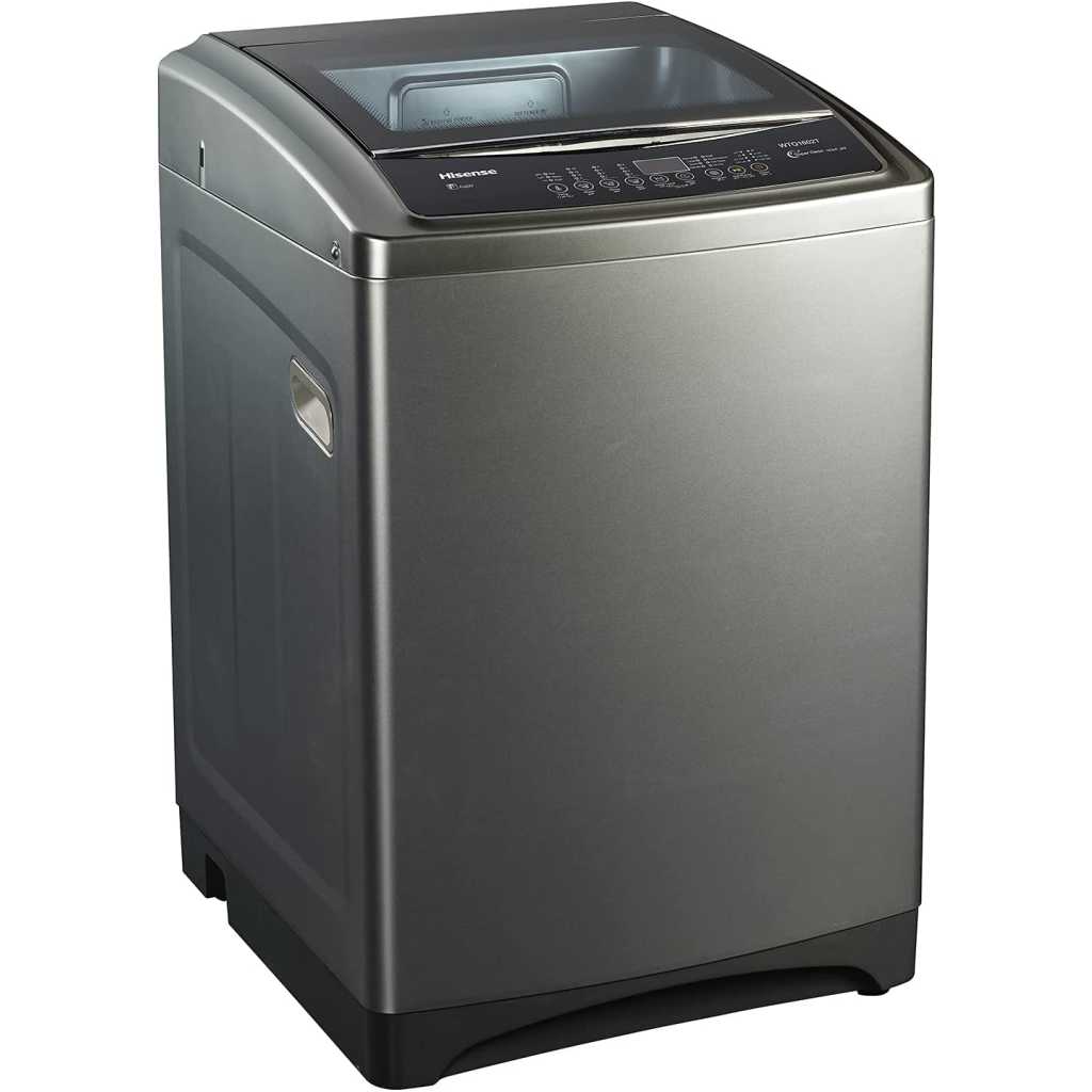 Hisense 8kg Top Loading Washing Machine With Buble Clean | WTJD802T - Grey