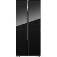 Hisense 561 - Litres Multi Door Frost Free Fridge - Black Glass Finish Refrigerator
