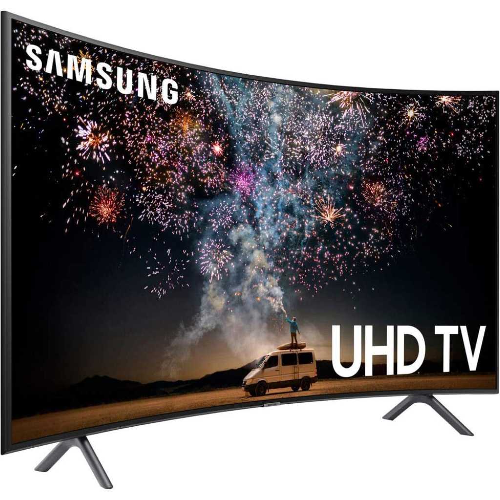 Samsung 49 – Inch Curved 4K UHD Smart TV UA49RU7300, Curved Screen, Bluetooth, HDMI With Inbuilt Digital Receiver – Black