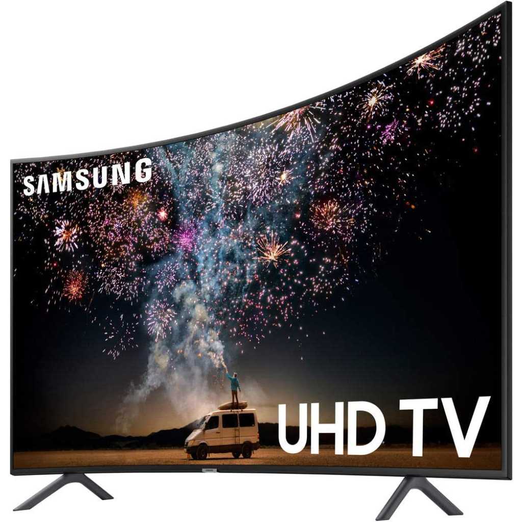 Samsung 49 – Inch Curved 4K UHD Smart TV UA49RU7300, Curved Screen, Bluetooth, HDMI With Inbuilt Digital Receiver – Black