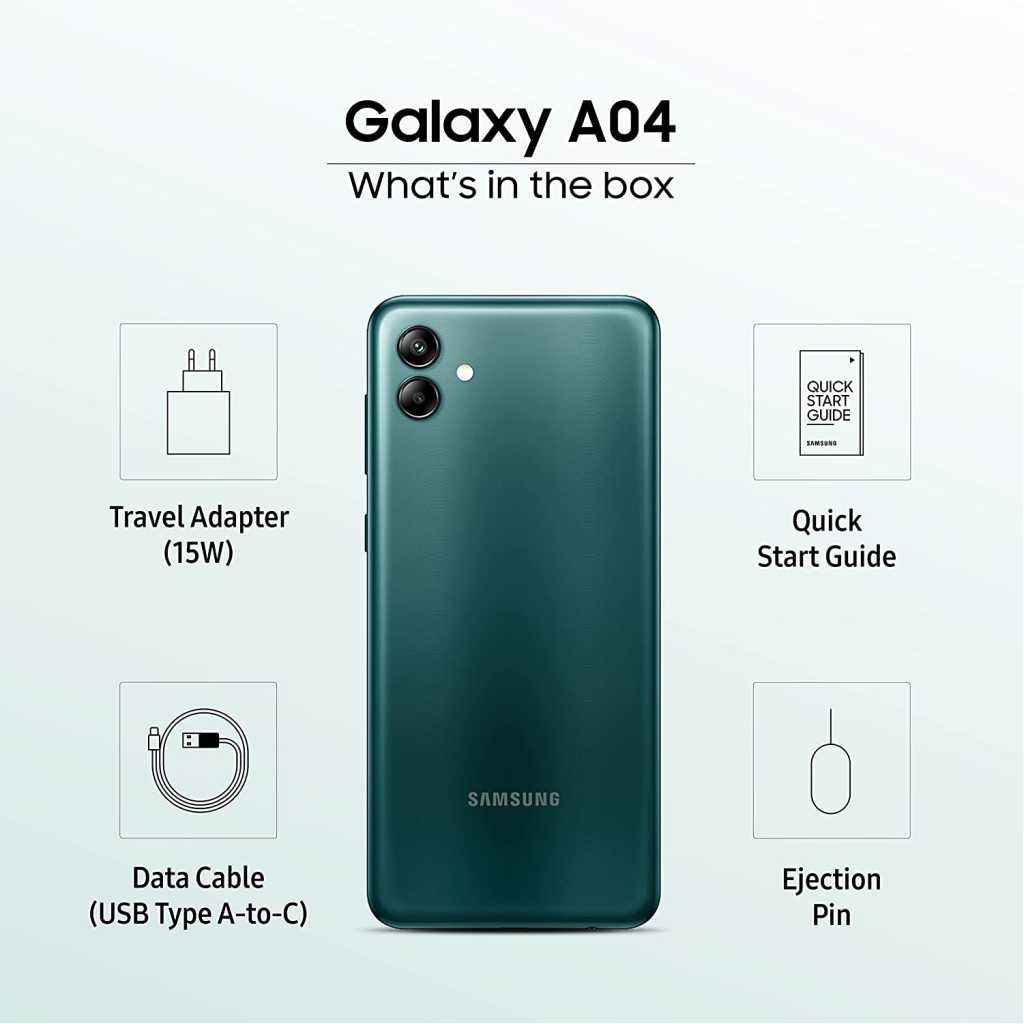 Samsung Galaxy A04 6.5" 3GB RAM 32GB ROM 50MP 5000mAh - Green