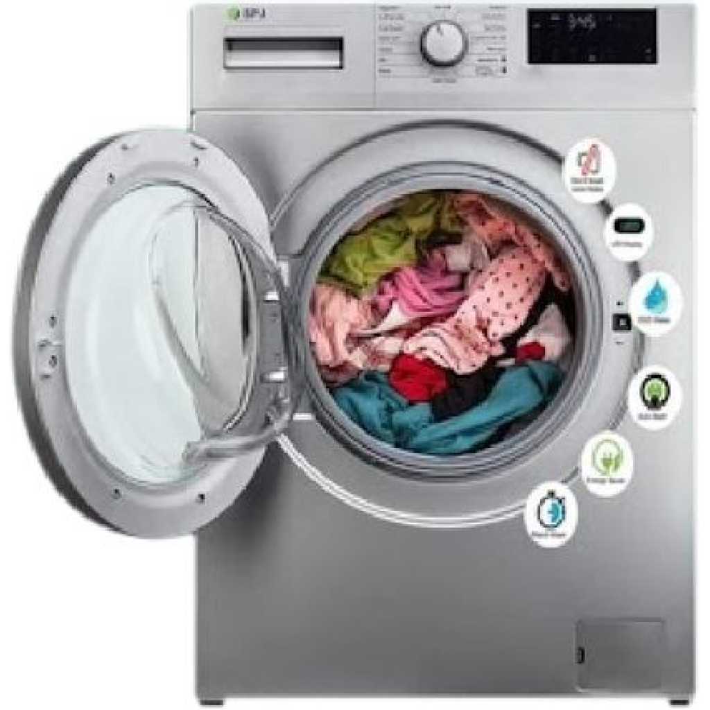 SPJ 7Kg Front Load Fully Automatic Washing Machine, 1200rpm - Grey