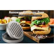 Hamburger Press Patty Maker BBQ Grill Sliders Beef Burger Press- Grey. ,