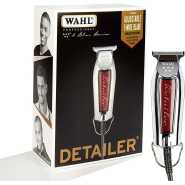 Wahl Detailer Hair Clipper; Professional 5-Star with Adjustable T Blade for Extremely Close Trimming and Clean and Crisp Lines for Professional Barbers and Stylists - Model 808, Silver